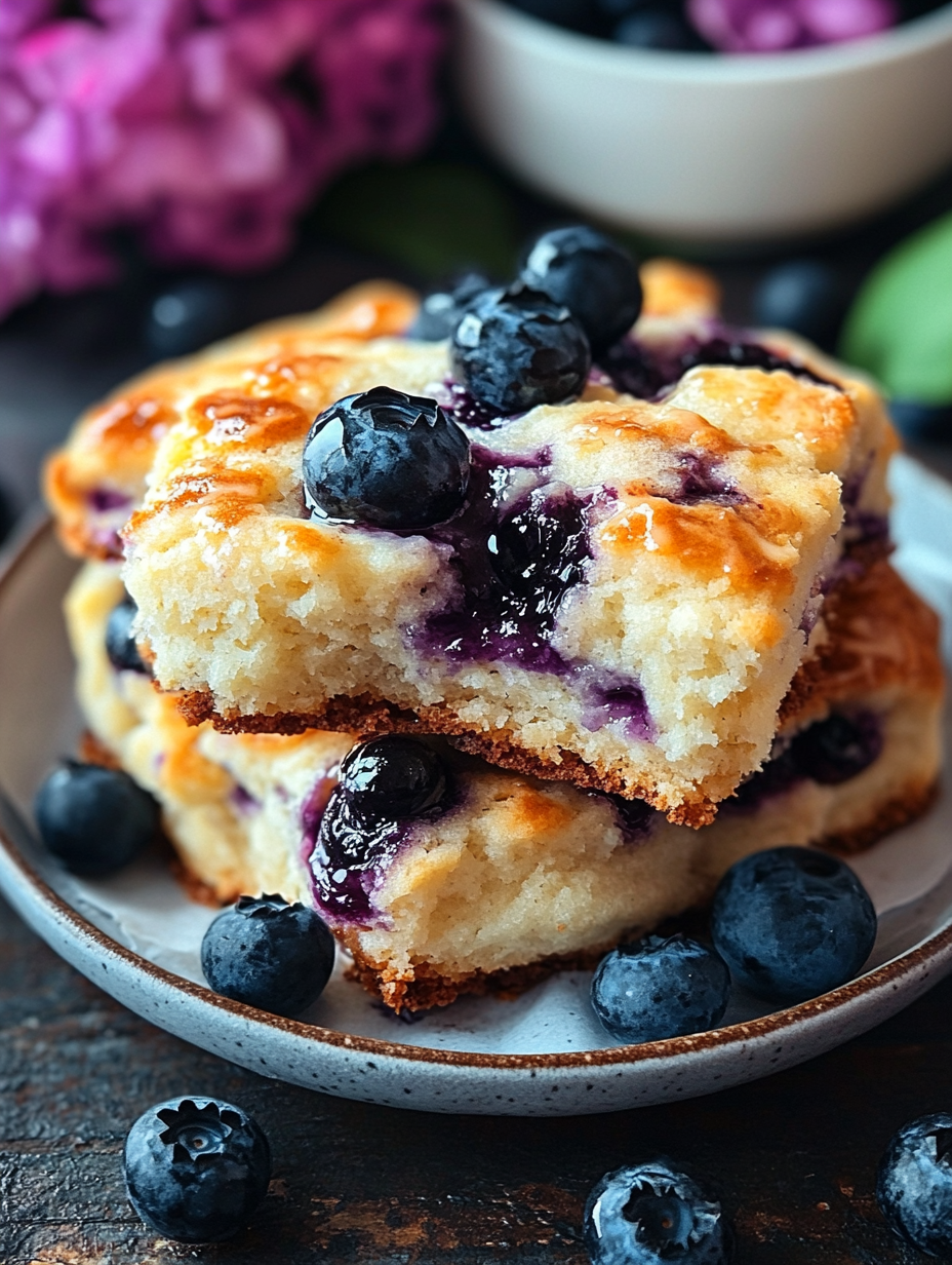 Blueberry Butter Swim Biscuits