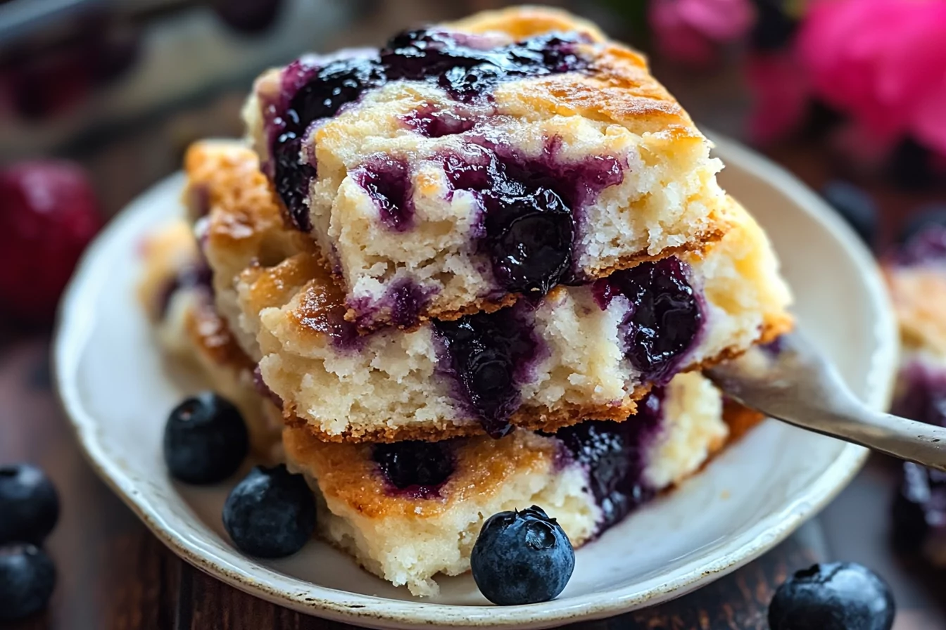 Blueberry Butter Swim Biscuits