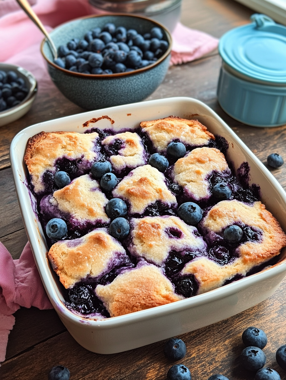 Blueberry Butter Swim Biscuits