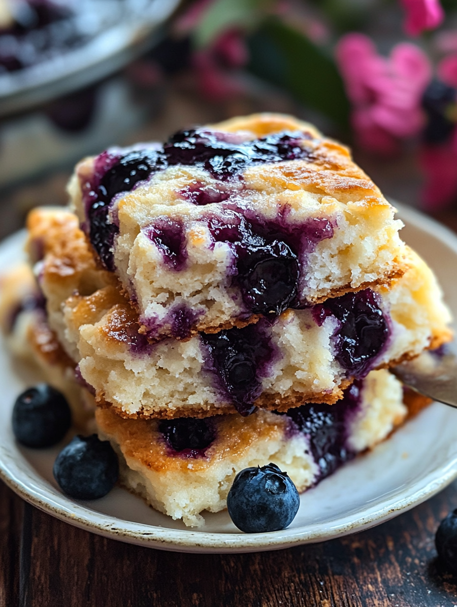 Blueberry Butter Swim Biscuits