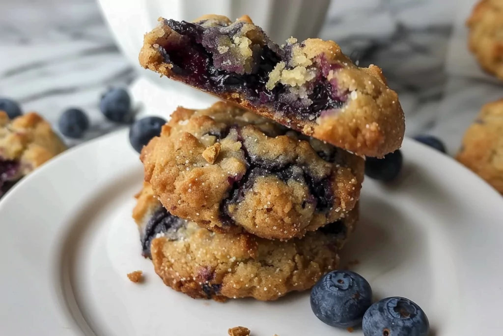 Blueberry Muffin Cookies with Streusel