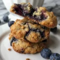 Blueberry Muffin Cookies with Streusel