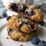 Blueberry Muffin Cookies with Streusel