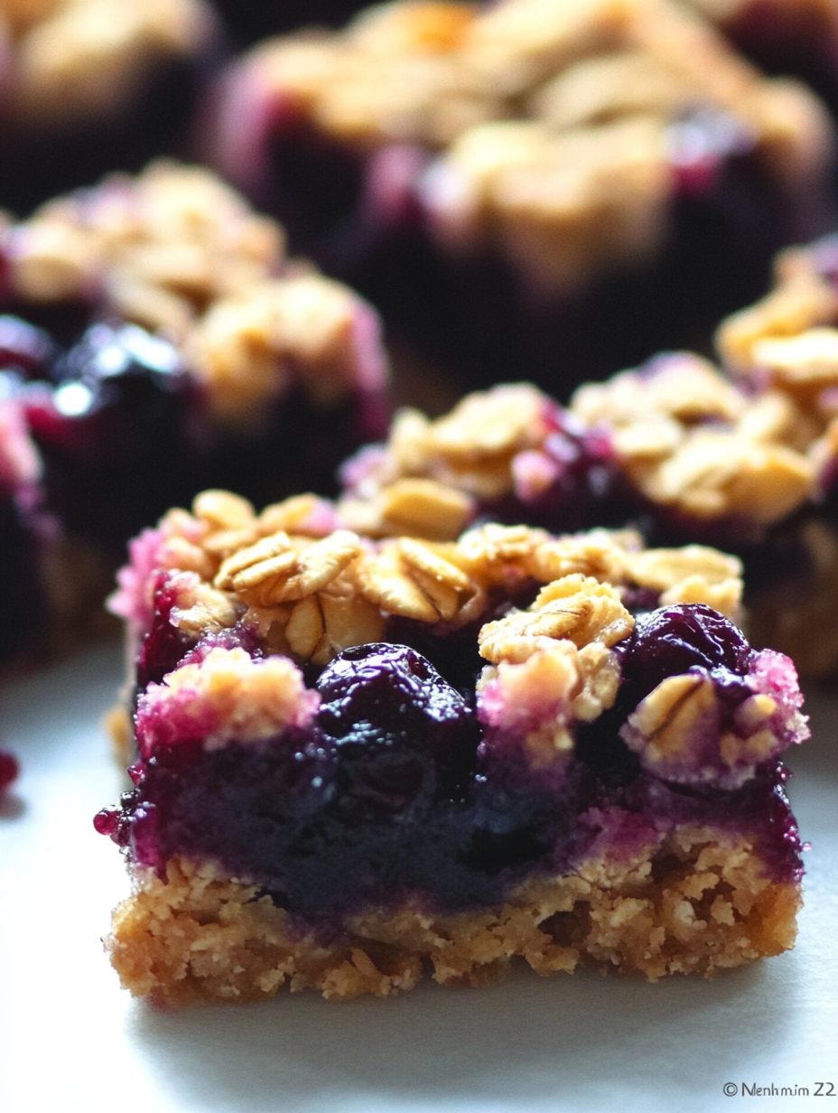 Blueberry Oatmeal Bars