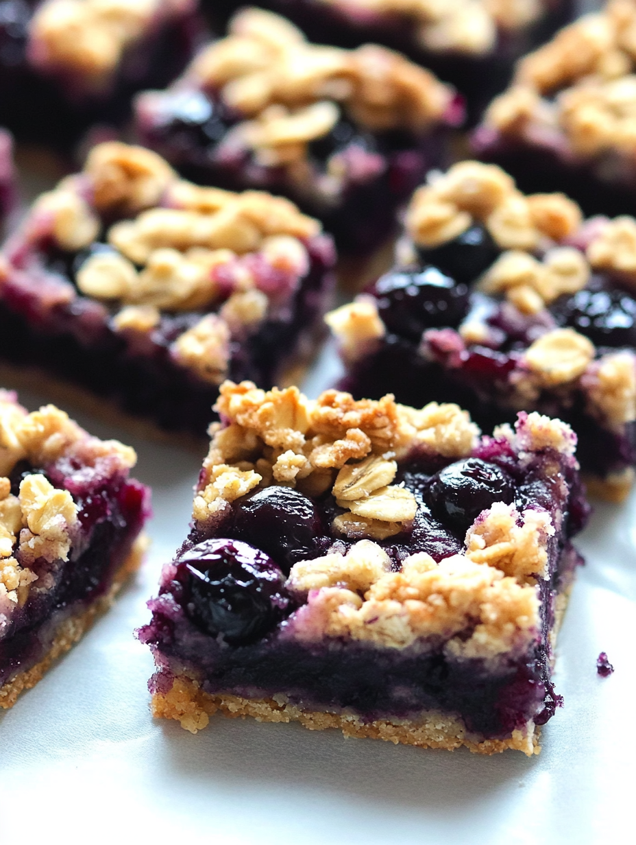 Blueberry Oatmeal Bars