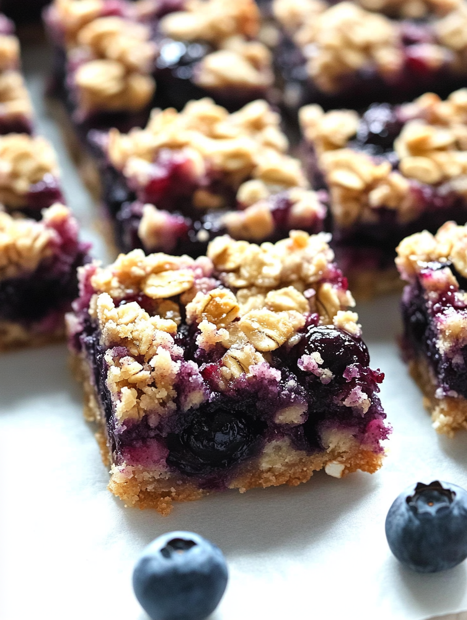 Blueberry Oatmeal Bars