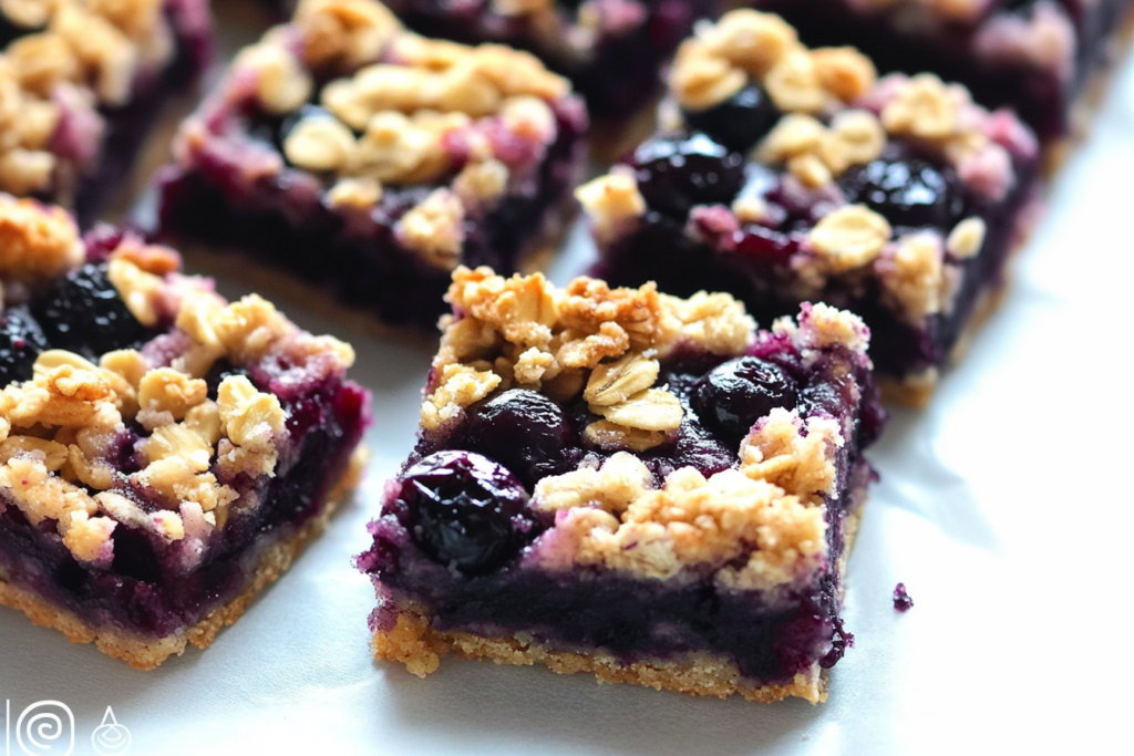 Blueberry Oatmeal Bars