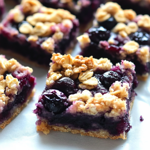 Blueberry Oatmeal Bars