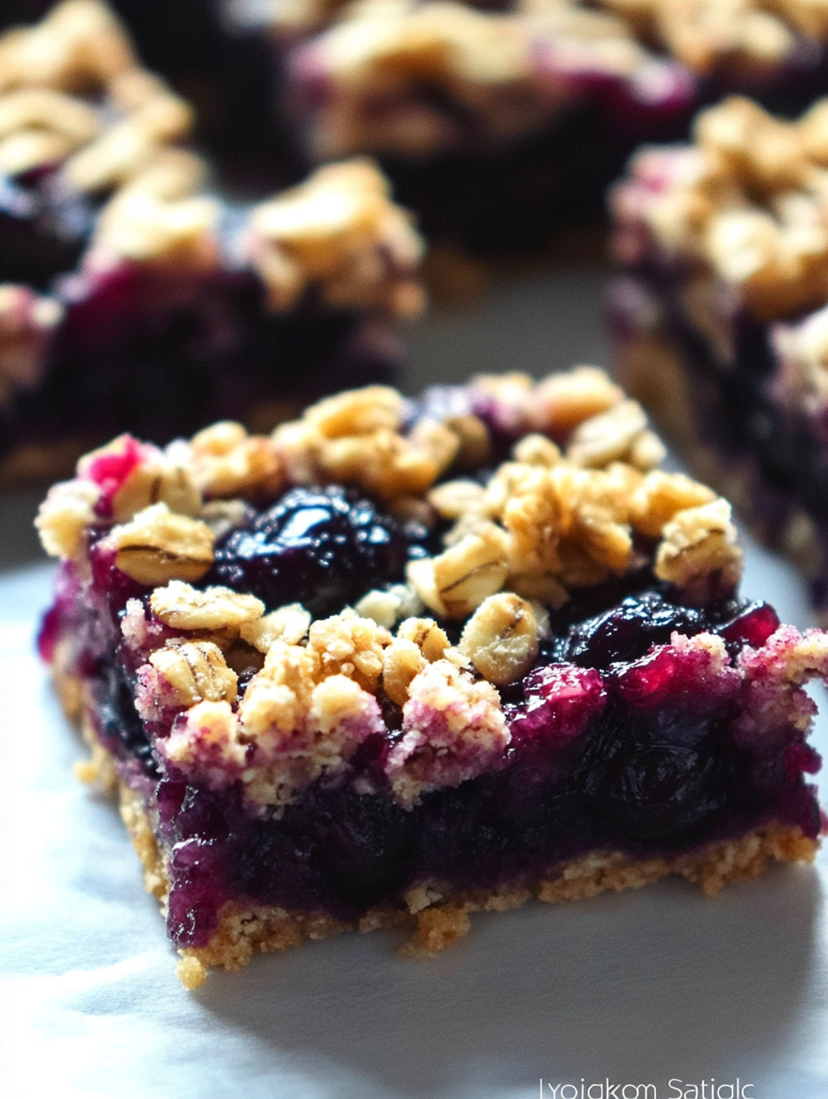 Blueberry Oatmeal Bars