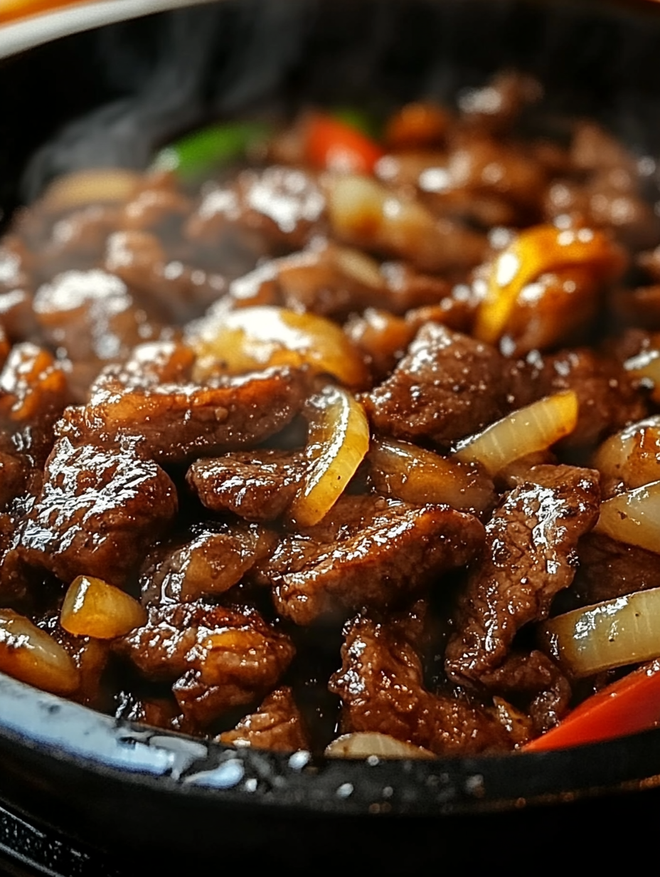 Chinese Pepper Steak with Onions