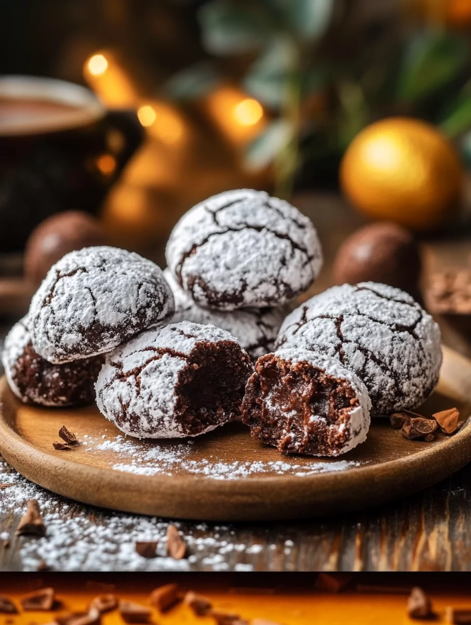 Classic Chocolate Snowball Cookies