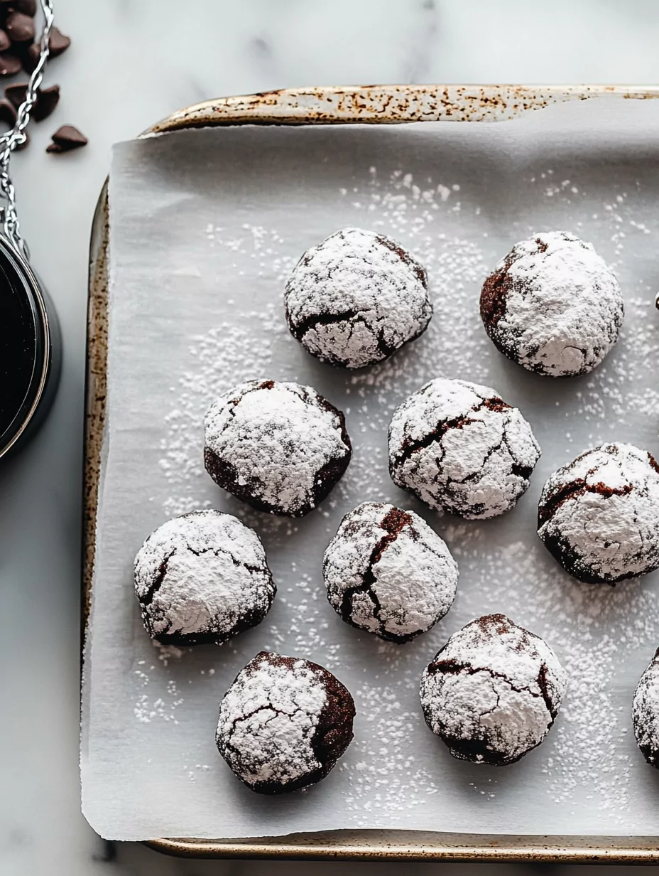 Classic Chocolate Snowball Cookies