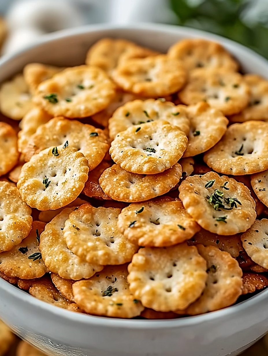 Garlic Ritz Snacks Recipe