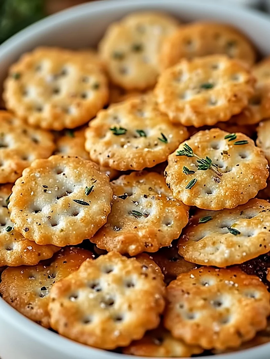 Garlic Ritz Snacks Recipe