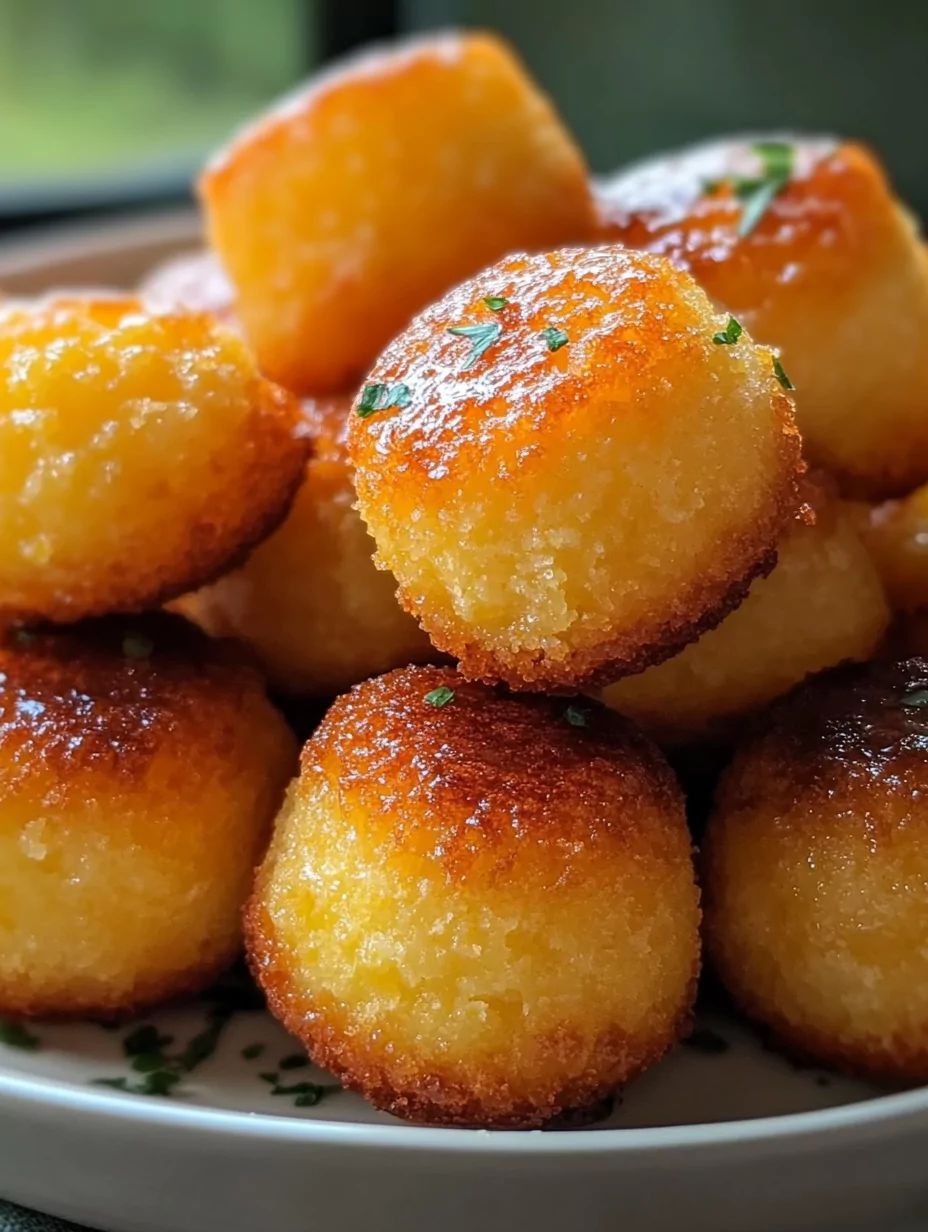 Honey Butter Cornbread Poppers