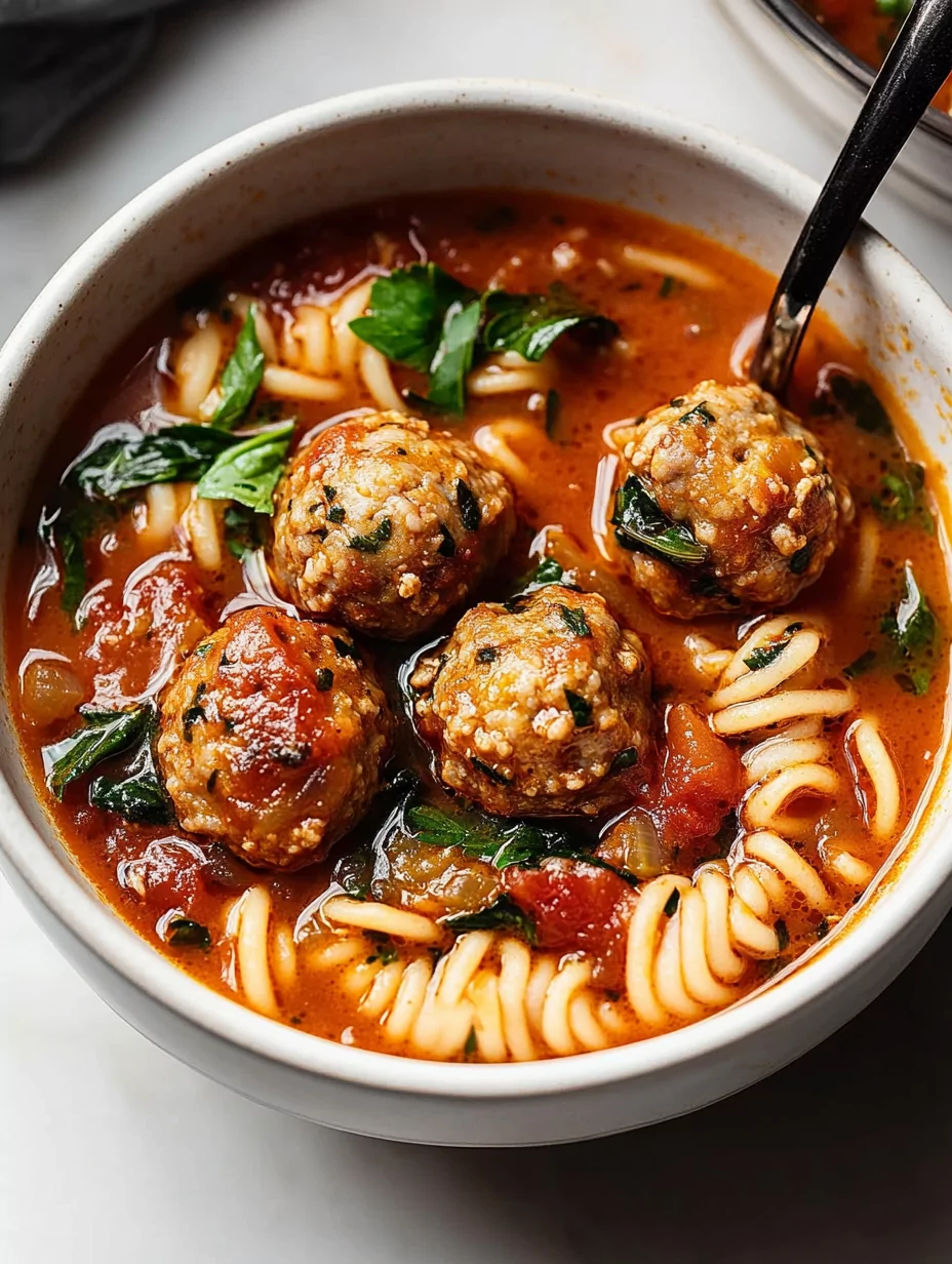 Italian Meatball Soup