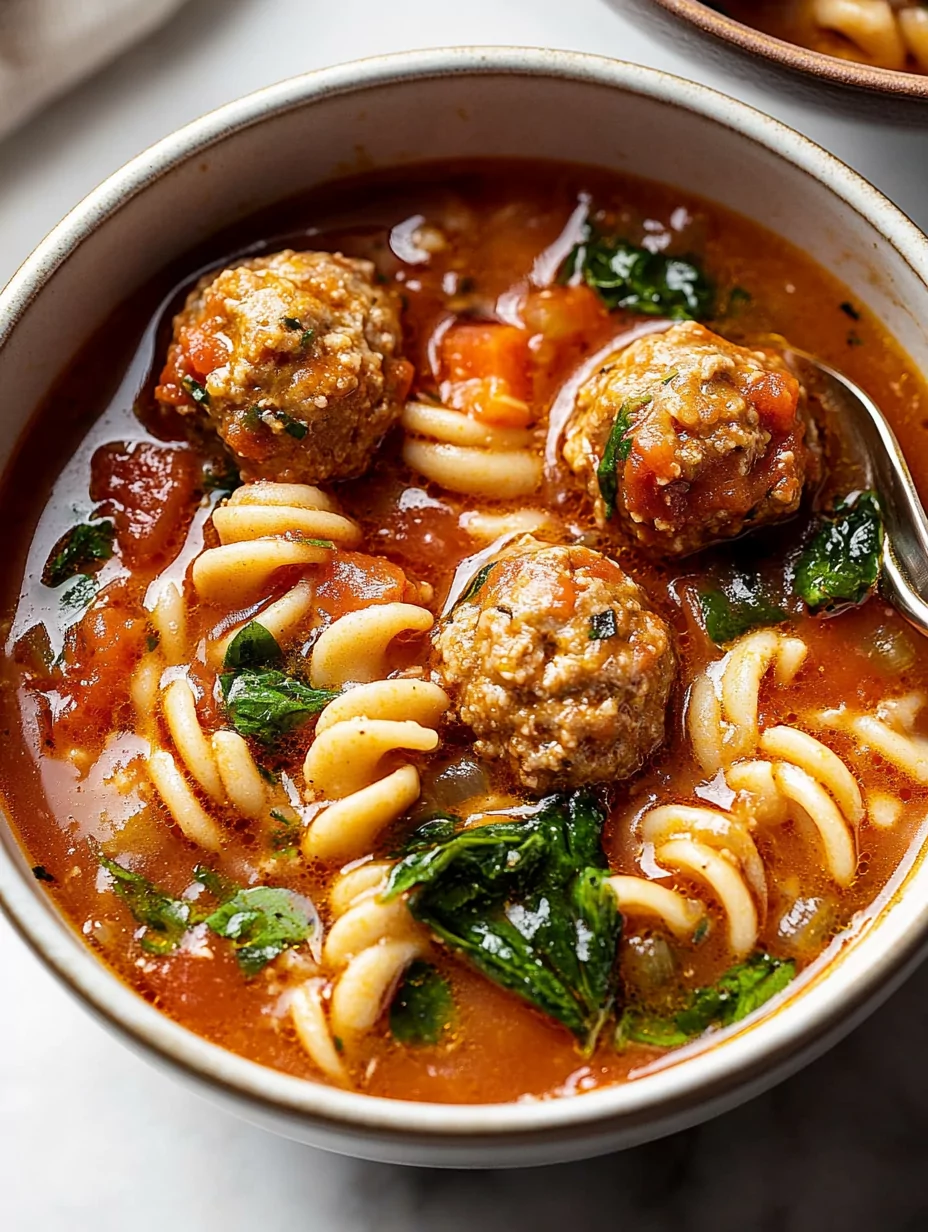 Italian Meatball Soup