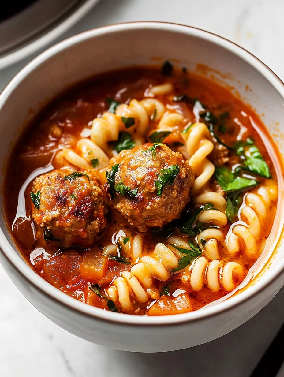 Italian Meatball Soup