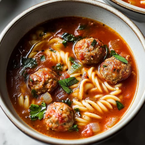 Italian Meatball Soup