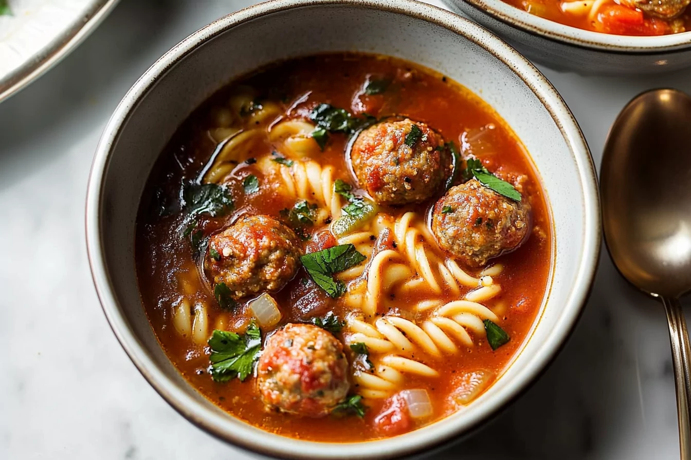 Italian Meatball Soup