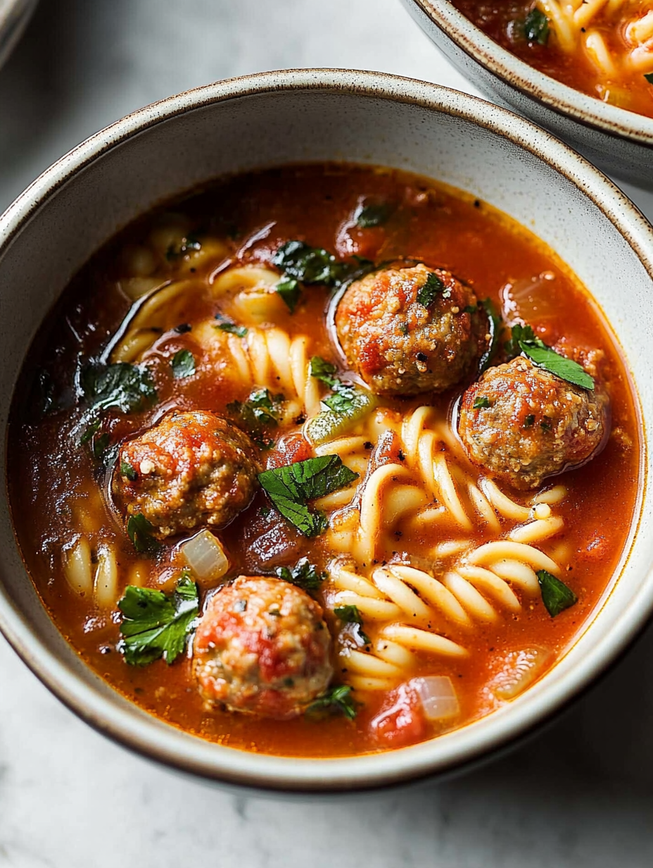 Italian Meatball Soup