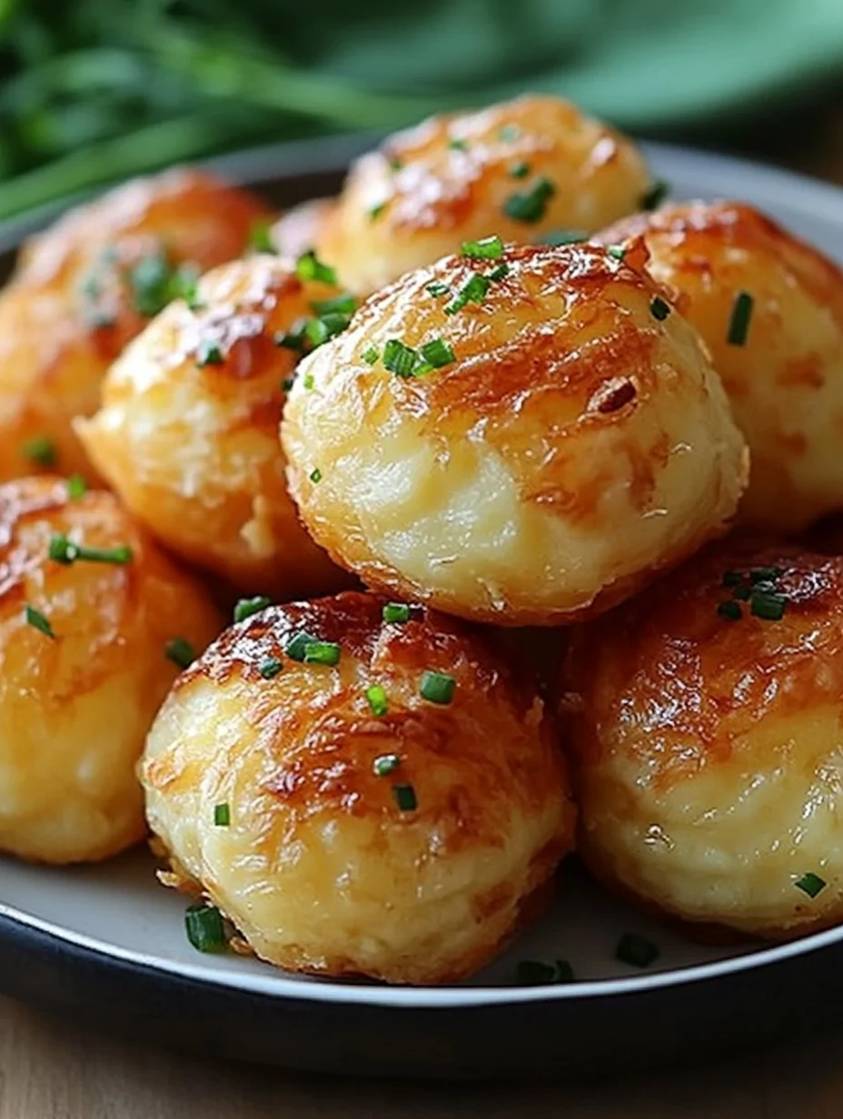 Mashed Potato Cheese Puffs 