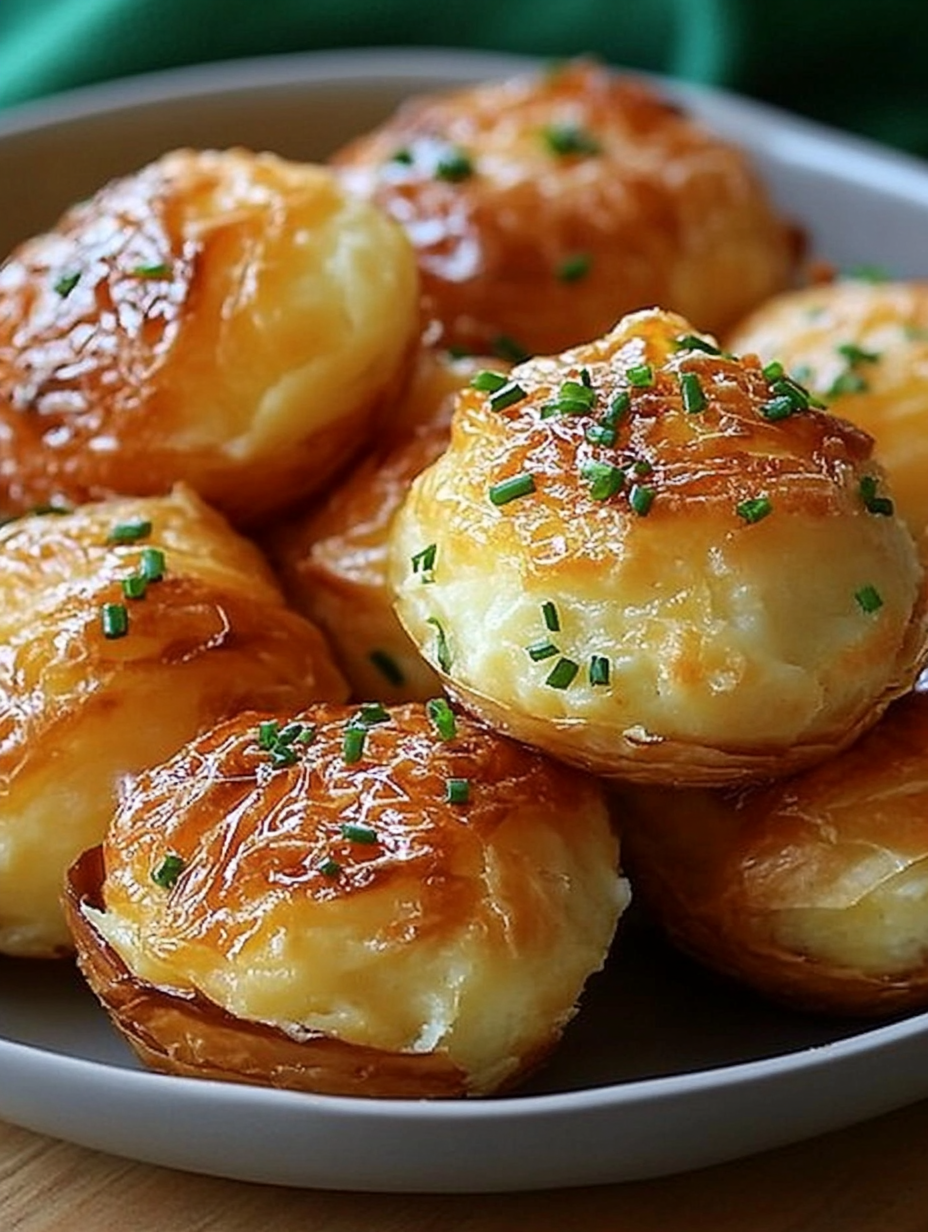 Mashed Potato Cheese Puffs 