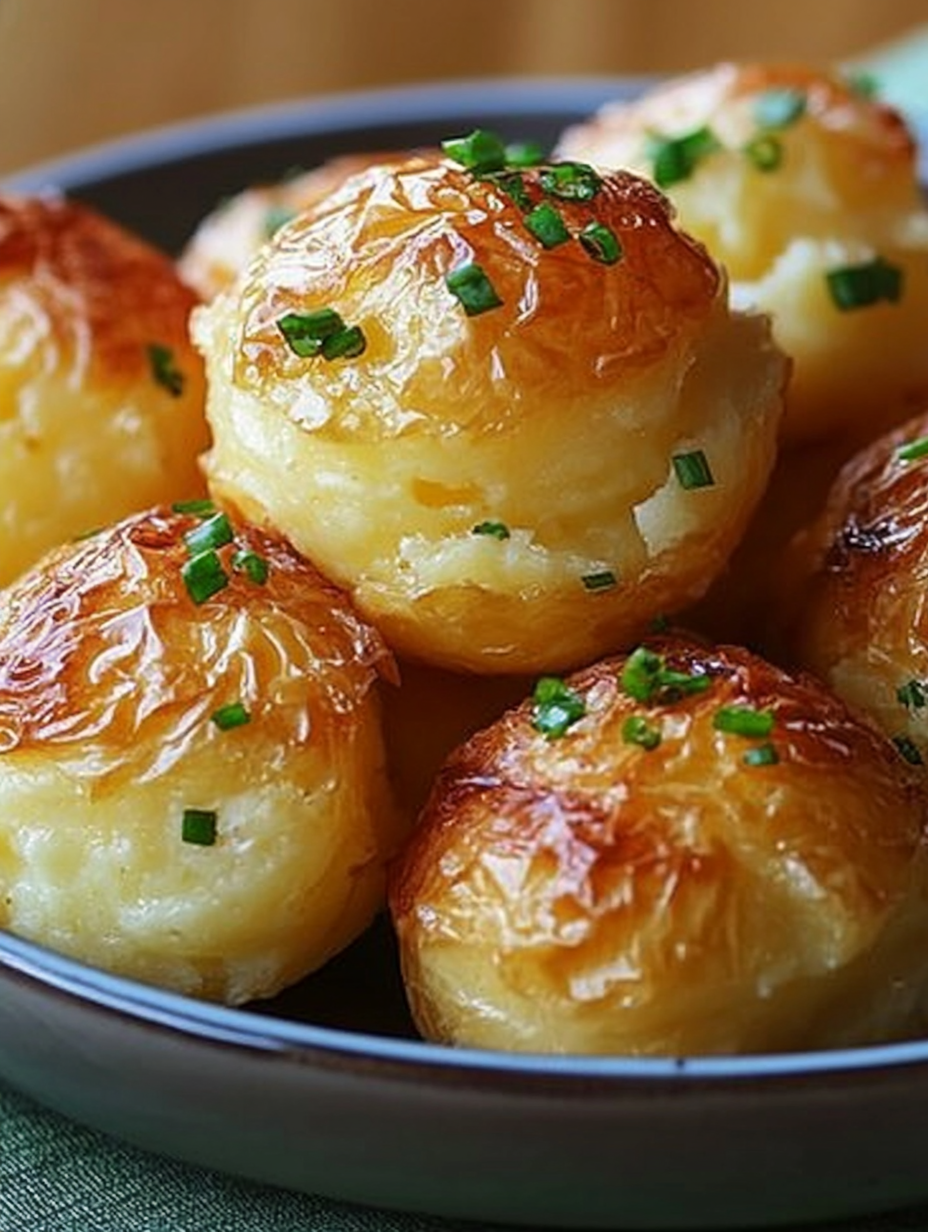 Mashed Potato Cheese Puffs 