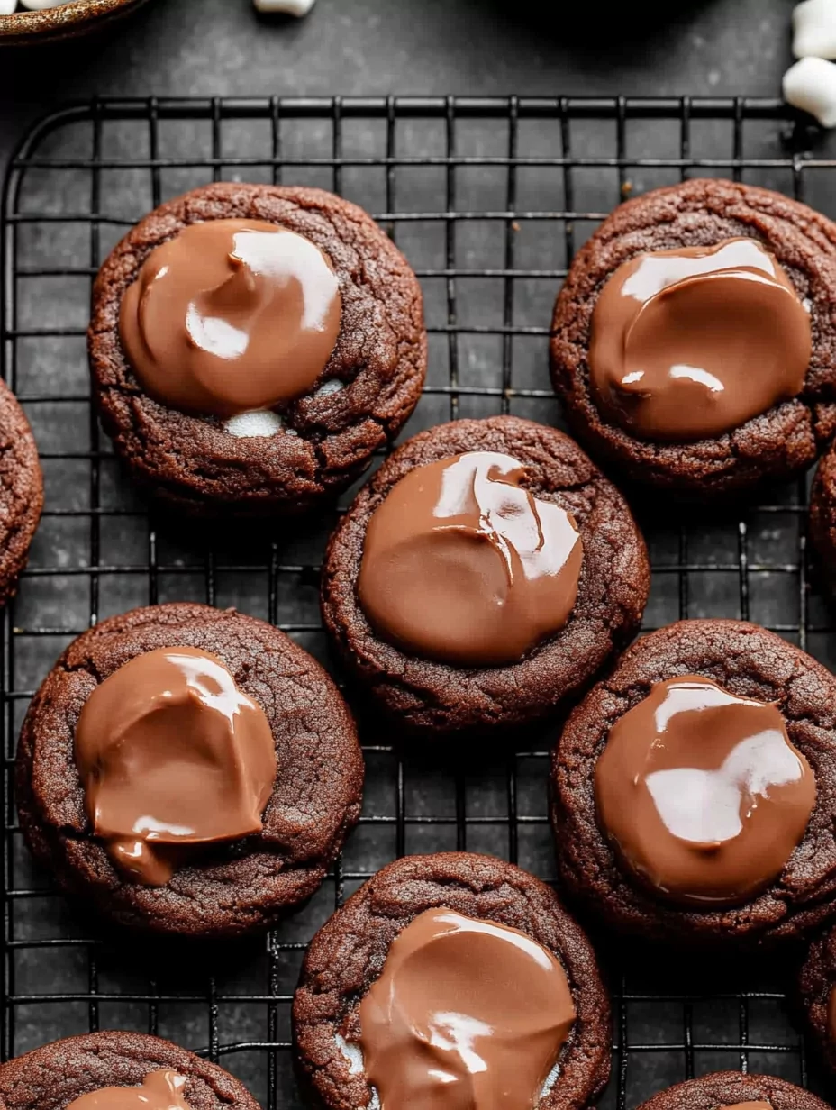 Marshmallow-Surprise Hot Cocoa Cookies