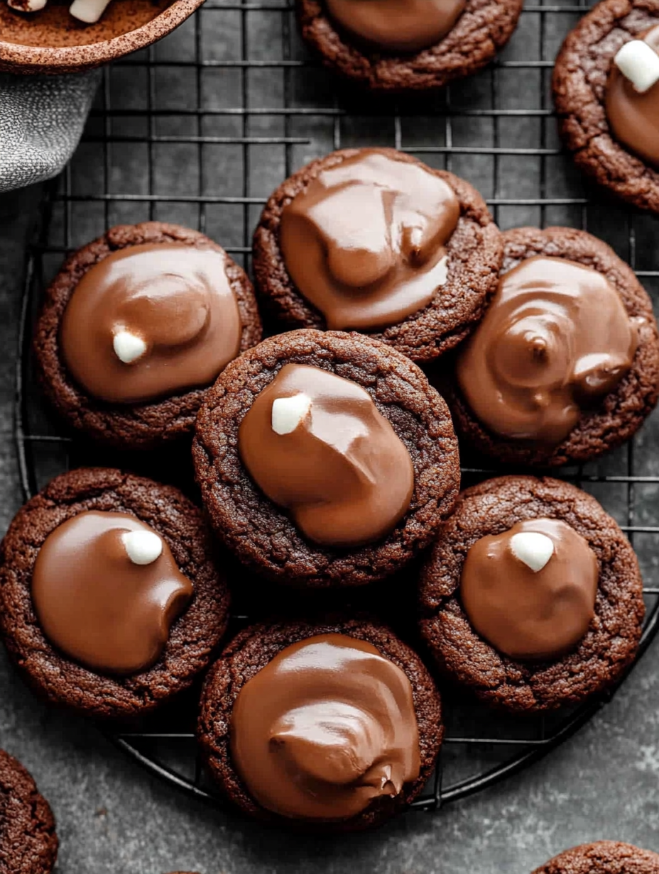 Marshmallow-Surprise Hot Cocoa Cookies