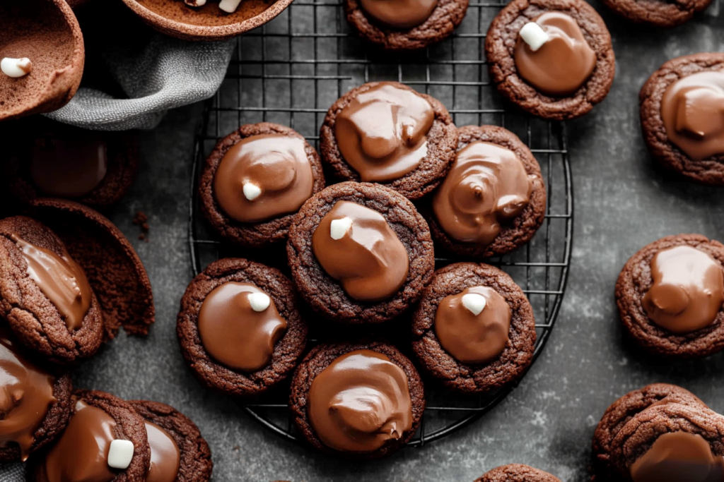 Marshmallow-Surprise Hot Cocoa Cookies