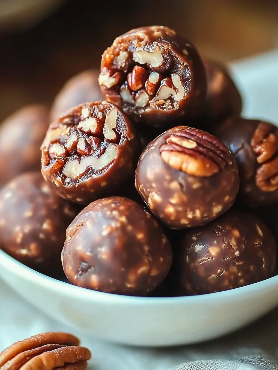 No-Bake Pecan Pie Balls