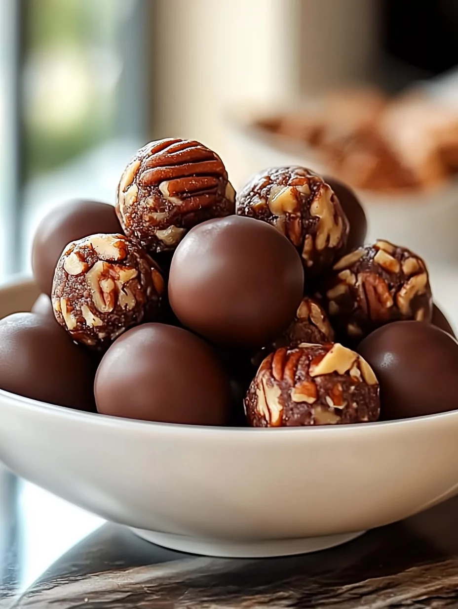 No-Bake Pecan Pie Balls