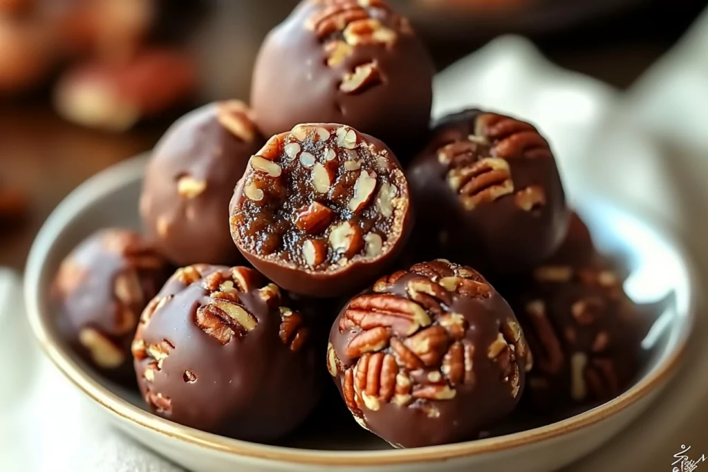 No-Bake Pecan Pie Balls