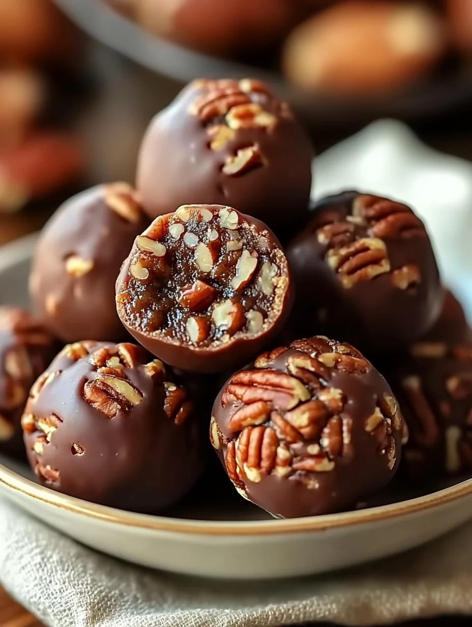 No-Bake Pecan Pie Balls