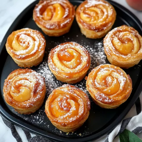 Peach Pie Cruffins