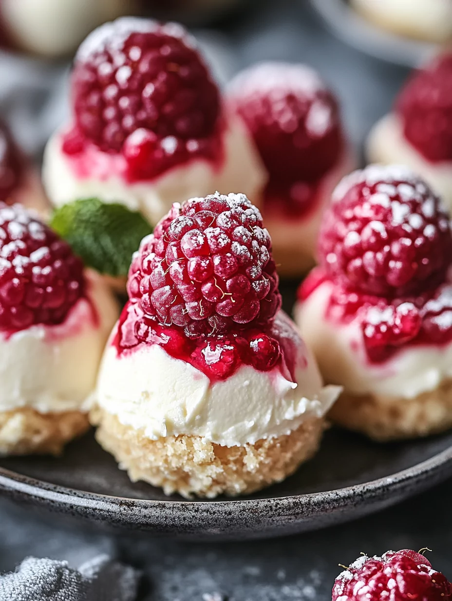 Raspberry Cream Cheese Bites