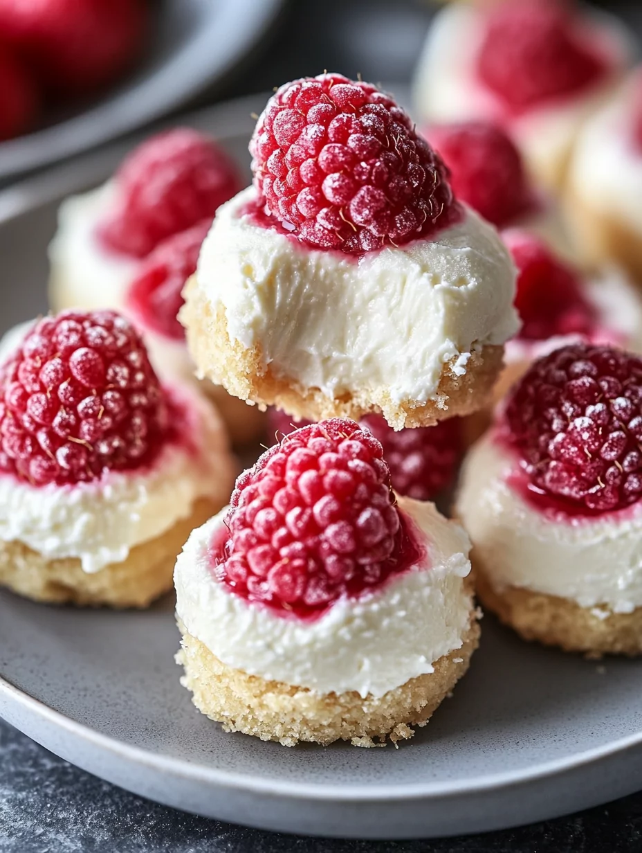 Raspberry Cream Cheese Bites