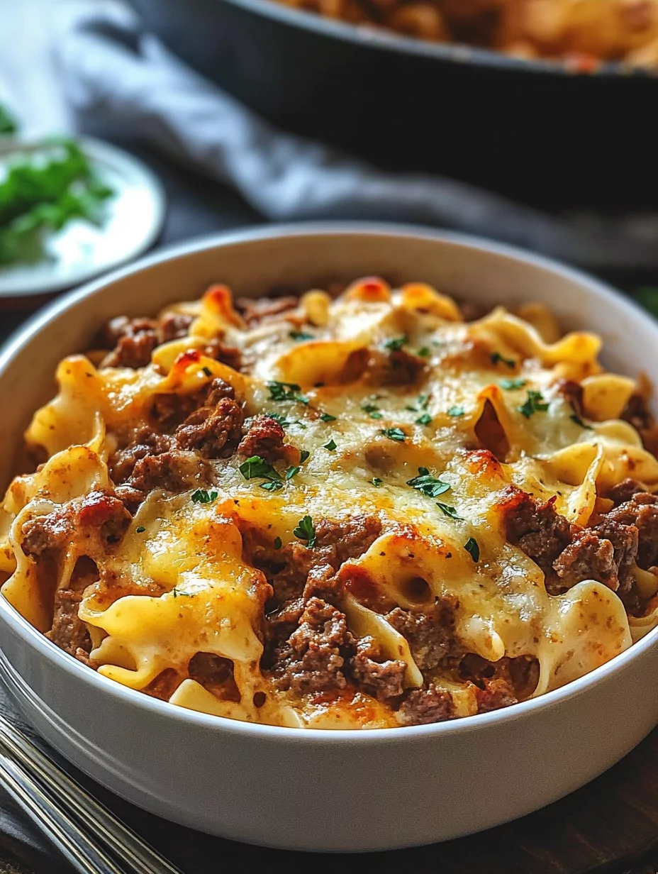 Sour Cream Beef Noodle Casserole