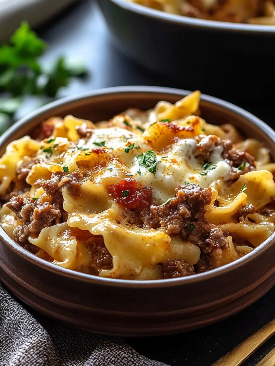 Sour Cream Beef Noodle Casserole