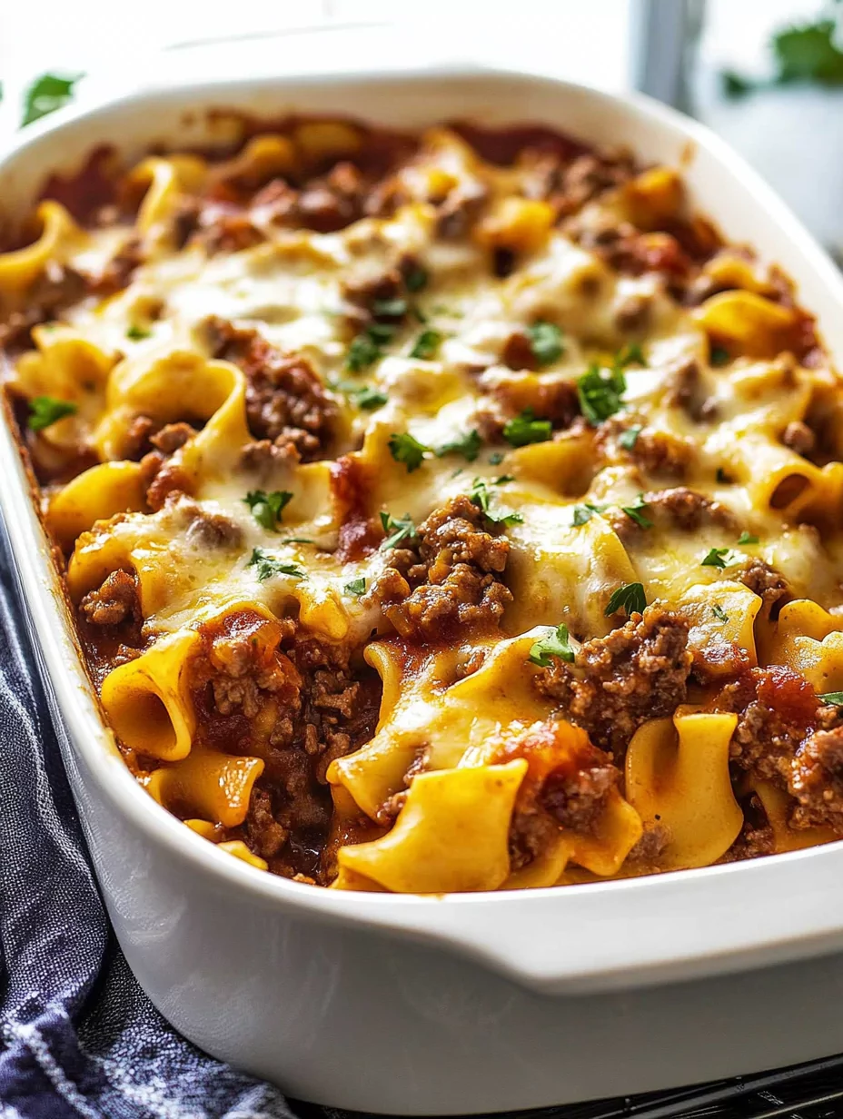 Sour Cream Beef Noodle Casserole