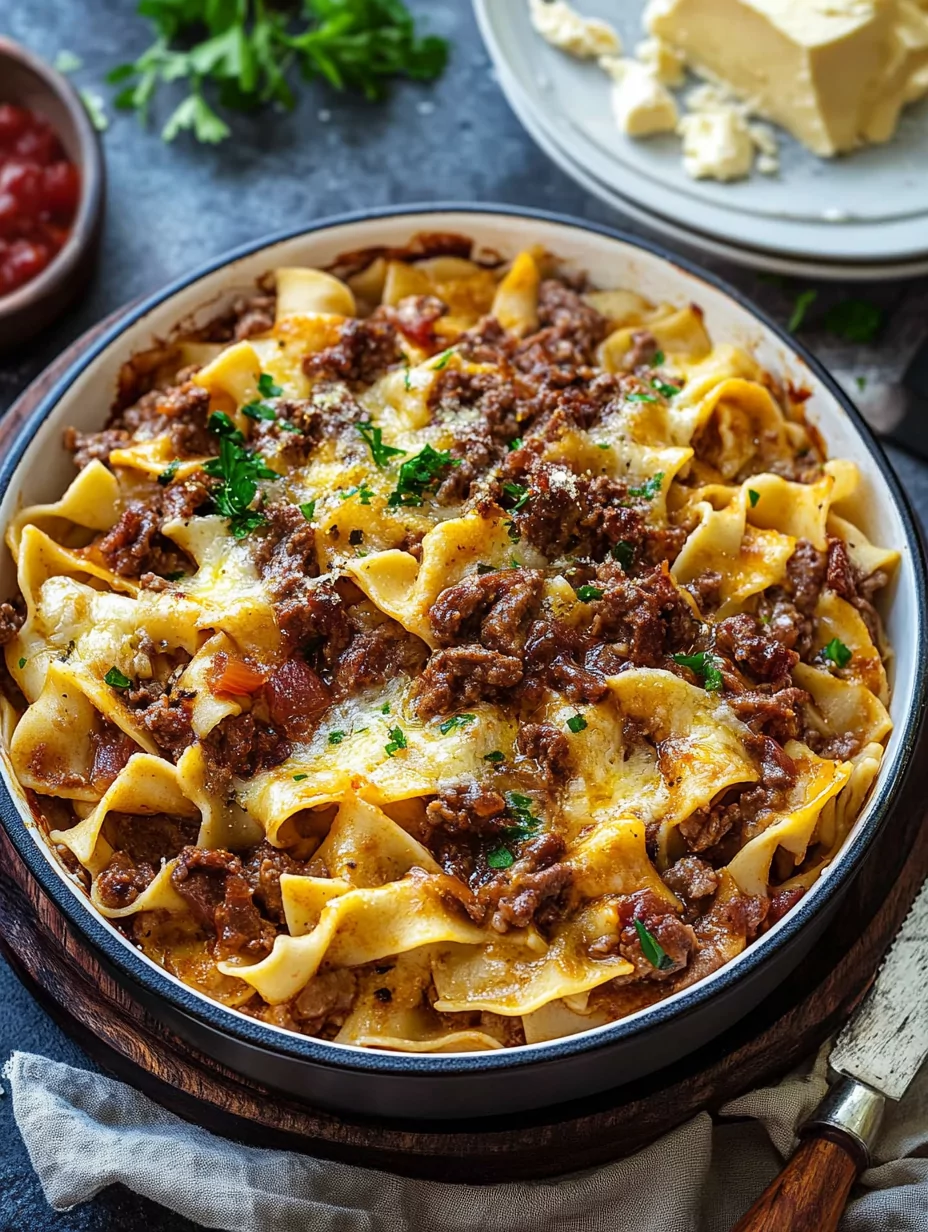 Sour Cream Beef Noodle Casserole