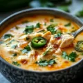 Spicy Jalapeño Popper Chicken Soup