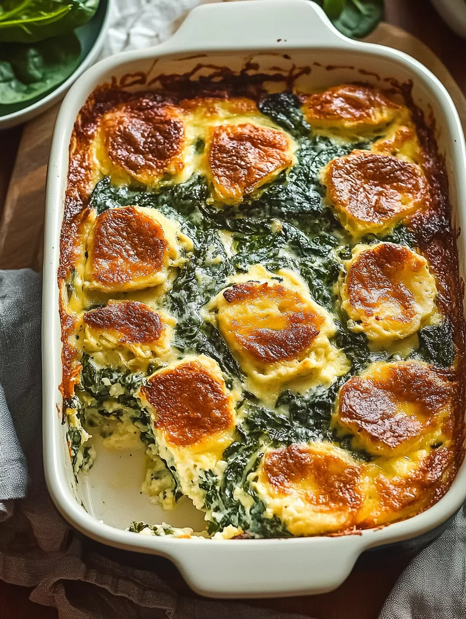 Spinach Florentine Breakfast Casserole