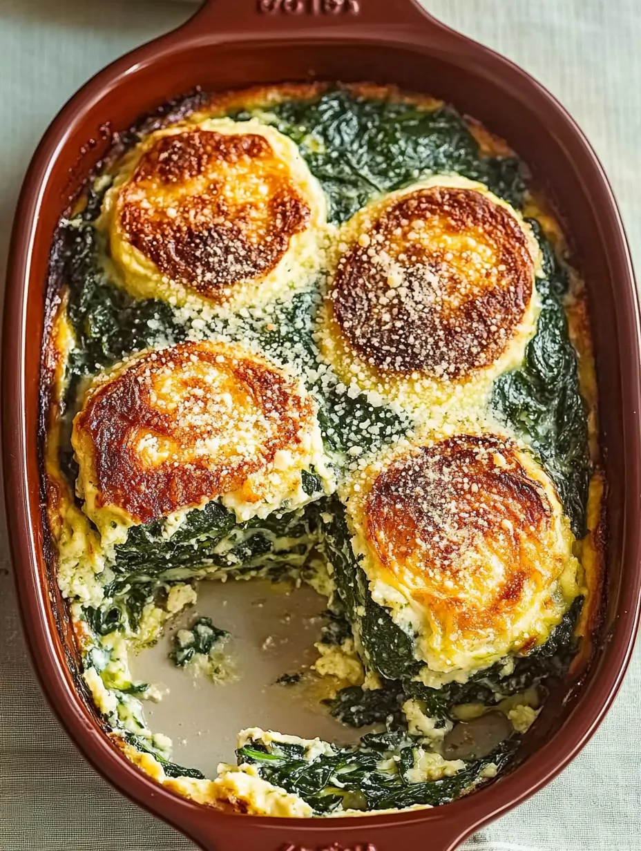 Spinach Florentine Breakfast Casserole