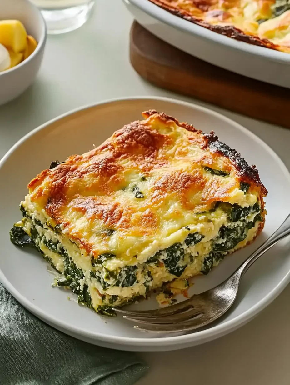 Spinach Florentine Breakfast Casserole