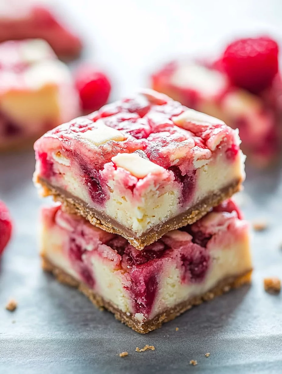 Strawberry White Chocolate Gooey Bars