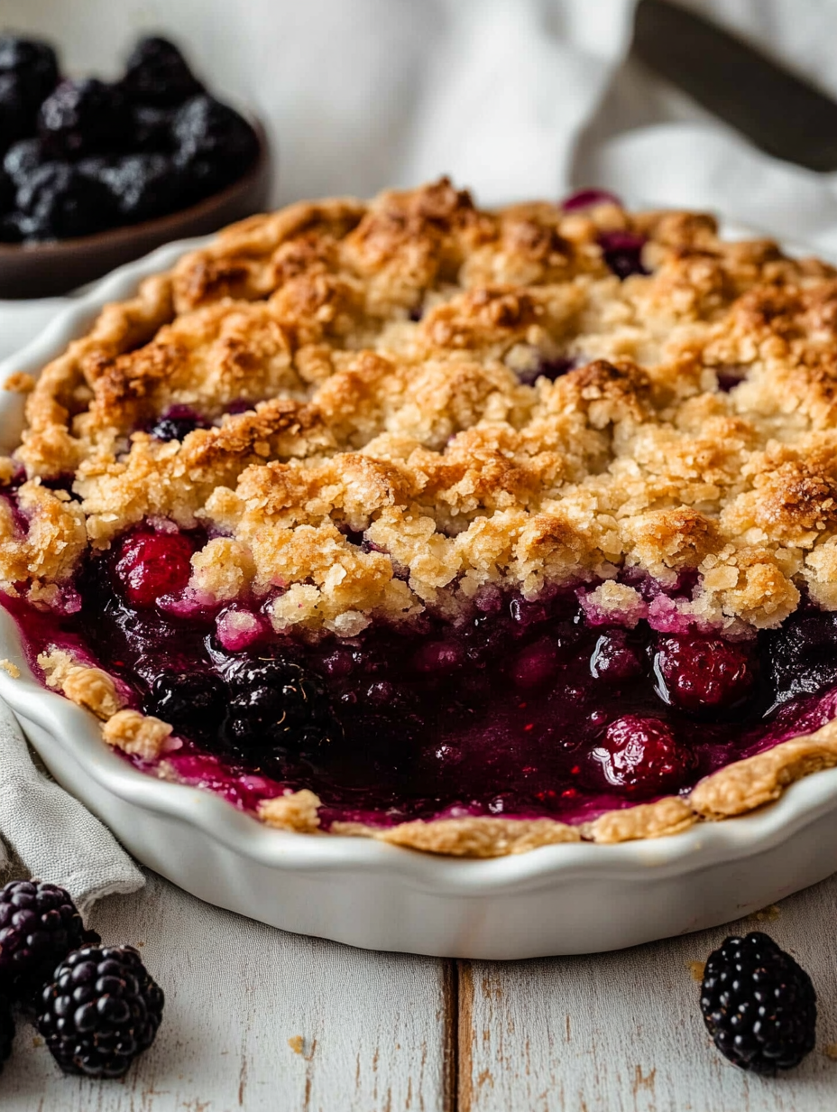 Triple Berry Crumble Pie Recipe