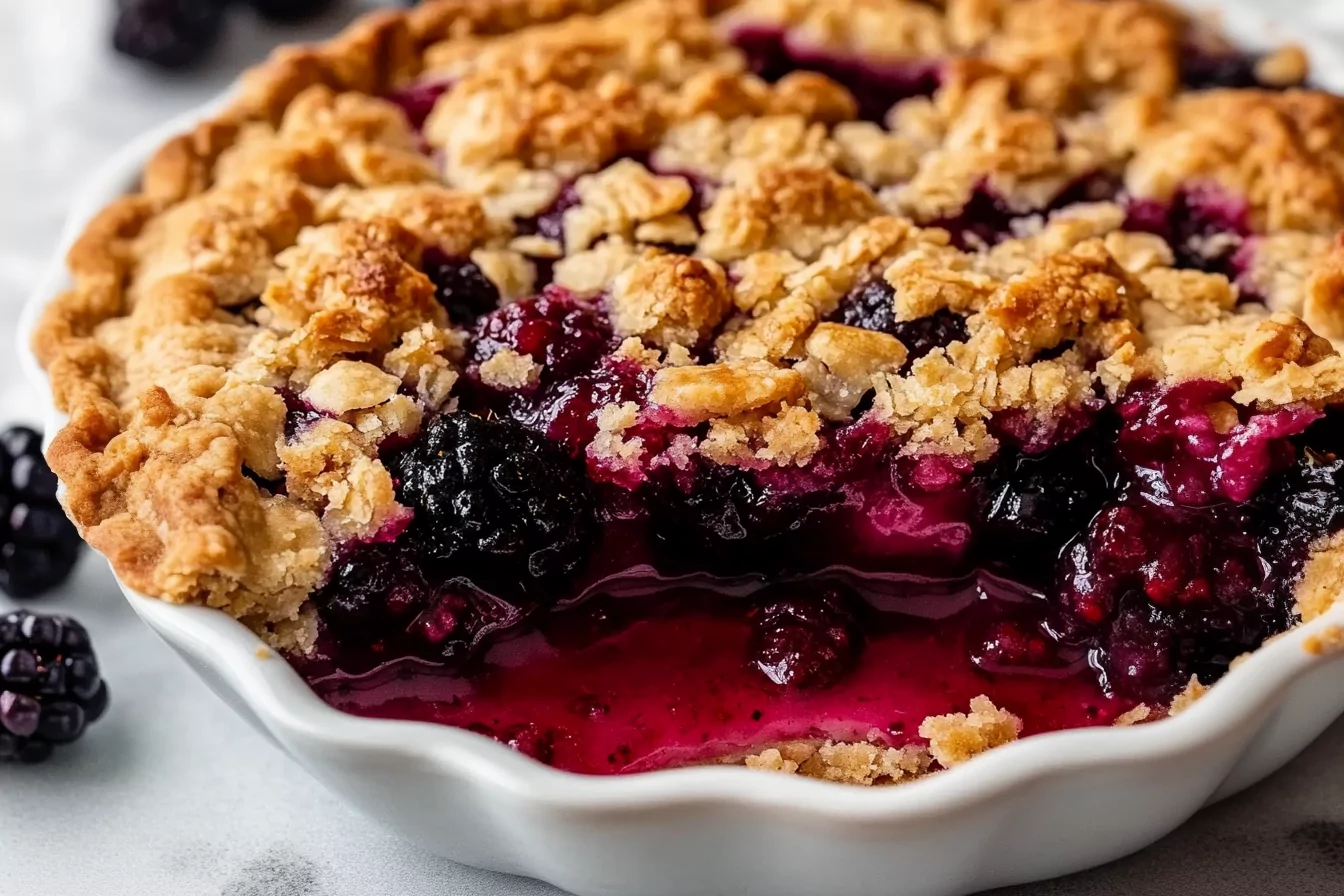 Triple Berry Crumble Pie Recipe