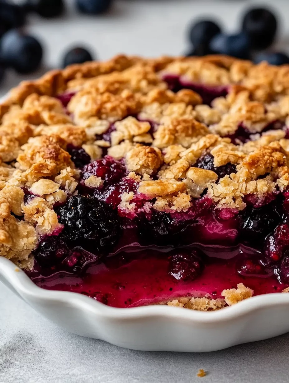 Triple Berry Crumble Pie Recipe